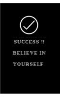 The Notebook of SUCCESS 2020 !! Believe in yourself