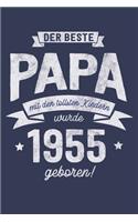 Der Beste Papa wurde 1955 geboren: Wochenkalender 2020 mit Jahres- und Monatsübersicht und Tracking von Gewohnheiten - Terminplaner - ca. Din A5