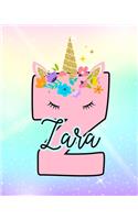 Zara: Girls Unicorn Journal to Write In - Personalized Journal