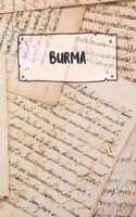 Burma: Ruled Travel Diary Notebook or Journey Journal - Lined Trip Pocketbook for Men and Women with Lines