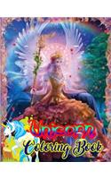 Unicorn Coloring Book: An Adult Coloring Book with Magical Animals, Cute Princesses, and Fantasy Scenes for Relaxation