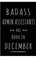 Badass Admin Assistants are Born in December
