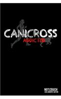 Canicross addicted: DIN A5 Notizbuch liniert - Collegeblock