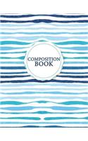 Composition Book: Trendy Summer Bullet Notebook 150-Page Large Dot Grid Creative Journal 8.5 X 11 Matte Softcover Diary