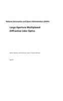 Large Aperture Multiplexed Diffractive Lidar Optics