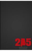 205 Alabama Area Code Dot Grid Notebook