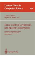 Error Control, Cryptology, and Speech Compression