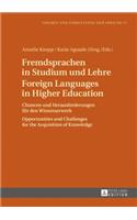 Fremdsprachen in Studium und Lehre / Foreign Languages in Higher Education