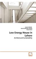 Low Energy House in Lahore