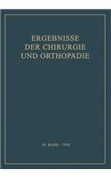 Ergebnisse Der Chirurgie Und Orthopädie