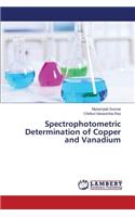 Spectrophotometric Determination of Copper and Vanadium