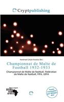 Championnat de Malte de Football 1932-1933: (French)