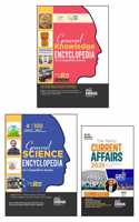 Color Combo (set of 3 Books) General Knowledge & Science Encyclopaedia with Yearly Current Affairs 2025 for Competitive Exams 3rd Edition | GK | UPSC, PSC, SSC, Bank, NDA, CDS, CAPF