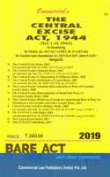Commercial's The Central Excise Act, 1944 (act 1 of 1944) 2019