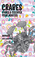 Livres à colorier pour adultes - Gros caractères - Animaux - Crabes