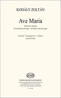 Ave maria fur frauenchor und orgel
