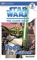 Yoda in Action: (Star Wars: Clone Wars (Pb))