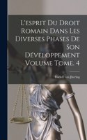 L'esprit du droit romain dans les diverses phases de son développement Volume Tome. 4