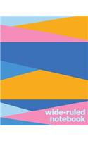 Wide-Ruled Notebook