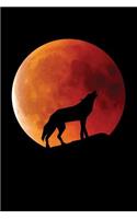 Super Blood Moon Wolf Journal