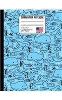 Composition Notebook 4x4 Graph Paper