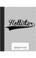 College Ruled Line Paper: HOLLISTER Notebook