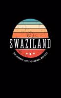 Swaziland: Vintage World Travel Keepsake Blank Journal Notebook