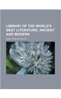 Library of the World's Best Literature, Ancient and Modern Volume 3