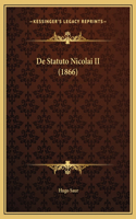 De Statuto Nicolai II (1866)