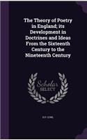 The Theory of Poetry in England; Its Development in Doctrines and Ideas from the Sixteenth Century to the Nineteenth Century