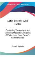 Latin Lessons And Tables