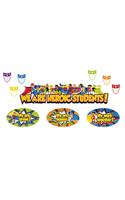 Super Power Heroic Students Mini Bulletin Board Set