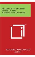 Readings in English Prose of the Nineteenth Century: (English)