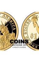 Coins Calendar 2017: 16 Month Calendar