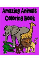 Amazing Animals Coloring Book
