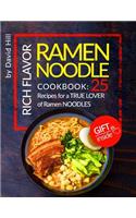 Rich flavor ramen noodle. Cookbook