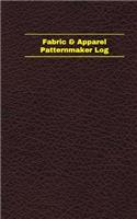Fabric & Apparel Patternmaker Log (Logbook, Journal - 96 pages, 5 x 8 inches): Fabric & Apparel Patternmaker Logbook (Deep Wine Cover, Small)(Unique Logbook/Record Books)
