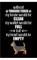 Without Yorkshire Terrier My House Would Be Clean