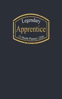 Legendary Apprentice, 12 Month Planner 2020: A classy black and gold Monthly & Weekly Planner January - December 2020