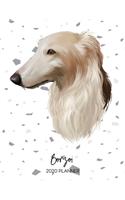 Borzoi 2020 Planner: Dated Weekly Diary With To Do Notes & Dog Quotes