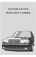 Notizbuch für Mercedes Fahrer Bullets Punktiert A5 100 Seiten, Vintage Softcover, Weißes Papier - Dickes Notizheft, Skizzenbuch, Zeichenbuch, Blankobuch, Sketchbook