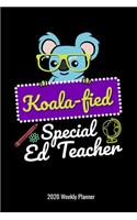 Koala-fied Special Ed Teacher 2020 Weekly Planner