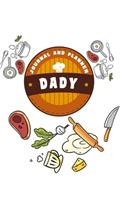 kitchen Notebook "journal and planner" for DADY: Recipes Notebook/Journal Gift 120 page, Lined, 6x9 (15.2 x 22.9 cm)