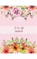 To Do List Notebook