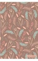 2019 Planner: Daily Weekly & Monthly Organizer Fall Autumn Leaves Plants Pattern Cover