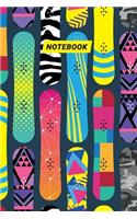 Snowboard Notebook: Blank Ruled Journal for Men, Women and Teens