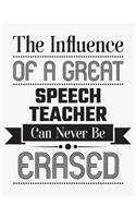The Influence of a Great Speech Teacher Can Never Be Erased