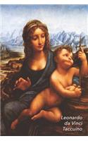 Leonardo Da Vinci Taccuino: Madonna Dei Fusi - Bel Diario - Perfetto Per Prendere Appunti - Ideale Per La Scuola, Lo Studio, Le Ricette O Le Password