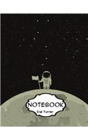 Notebook Journal : Astronaut: Pocket Notebook Journal Diary, 120 pages, 8.5 x 11 (Dot-Grid,Graph,Lined,Blank Notebook Journal)