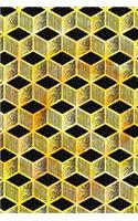 Journal Notebook Cubes Pattern 6